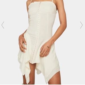 Hopelessly devoted dress white dress